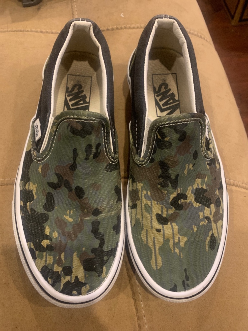Vans camo sneakers unisex